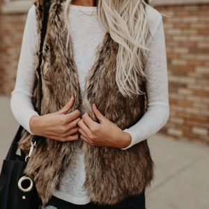 Faux Fur Vest